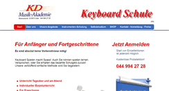 Desktop Screenshot of keyboardkurse.ch